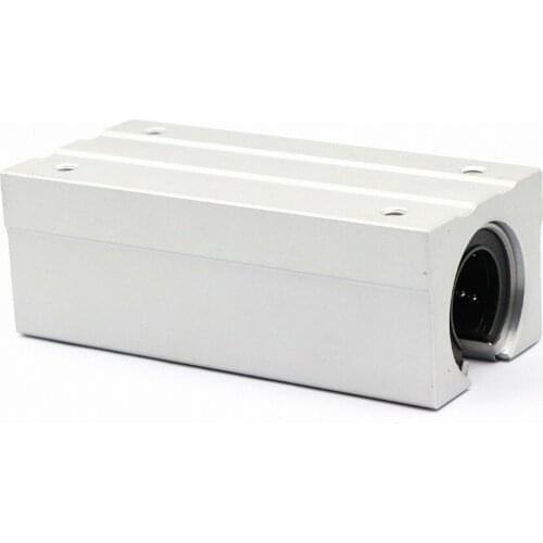 1x SBR16LUU aluminum block Linear motion ball bearing slide block match use SBR16 16mm linear guide rail