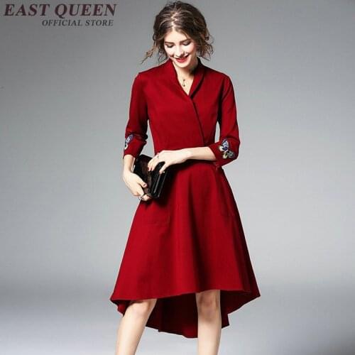 2018 autumn dress fashion long sleeve autumn dresses women 2018 NN0975 C