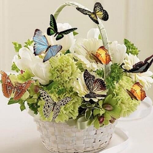 3D DIY Diamond Painting Cross Stitch Flowers Baskets Full Rhinestones Mosaic Butterfly Decor Painting Diamond Embroidery Icon