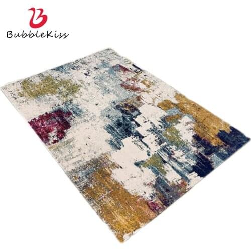 Bubble Kiss Abstract Art Rugs Living Room Carpets Thicker Oil Painting Floor Mat Home Bedroom Decoration Tatami Sofa Lounge Rugs