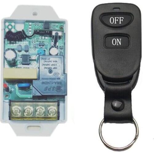 RF Wireless AC 220V Remote Control Switch 1 CH 30 A Receiver Transmitter 315/433 MHZ lighting universal