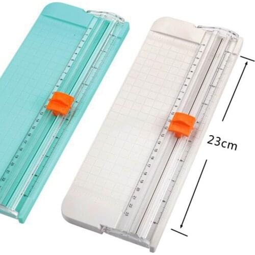 Paper Cutter A5 Paper Trimmer Scrapbooking Tool with Finger Protection Slide Ruler CLH@8