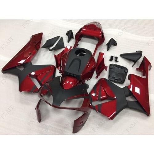 CBR 600 RR 2003 Body Kits CBR600 RR 03 Motorcycle Fairing CBR 600 RR 2003 - 2004 Body Kits dark Red Black