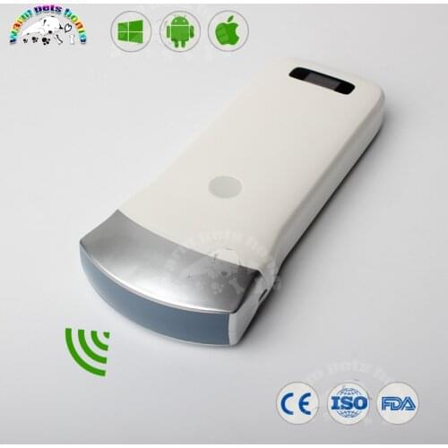 Digital Wireless Probe Scanner Convex Array Probe 80 Elements Ultrasound WIFI Connect with Android/IOS Windows Equipment