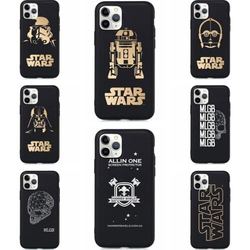 Disney Star Wars Soft Case for iPhone 11 Pro Max 12 Mini XS Max X XR 7 8 Plus Back Cover Silicone Matte TPU Shell Coque Cell