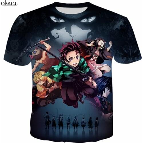 Fashion T Shirt Men / Women Anime Demon Slayer: Kimetsu No Yaiba 3D Printed T Shirts Harajuku Style T Shirt Streetwear Tops T234