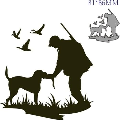 Metal Cutting Dies Cut Mold go hunting Decoration Scrapbook Paper Craft Knife Mould Blade Punch Stencils