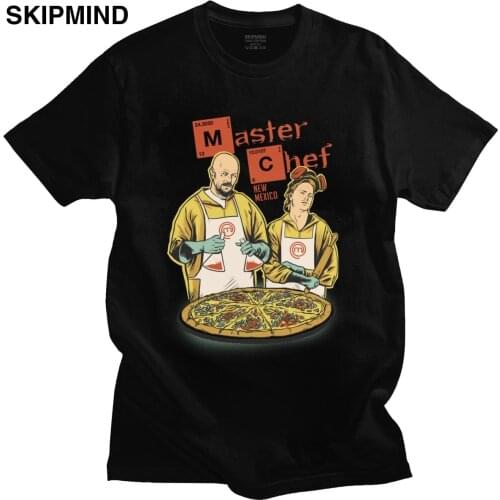 Humor Breaking Bad Walter White Cook Meme T Shirt for Men Funny Short Sleeve Heisenberg Tee Top 100% Cotton TV Show T-shirt Gift