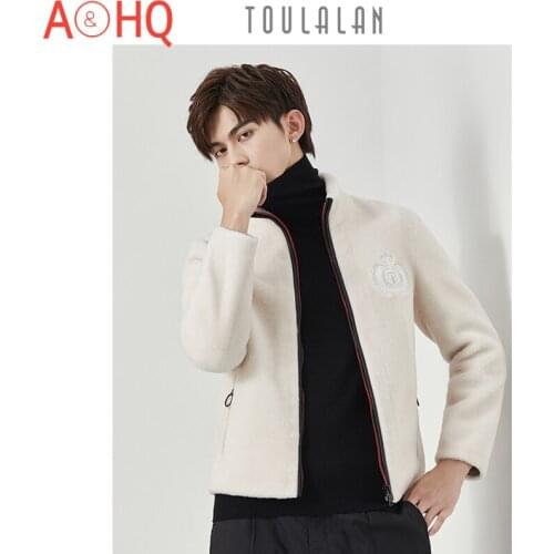 Man Jacket 2021 Jackets for Men Clothing Winter Clothes Mens Wool Fur Coat Male Autumn Coats Zipper Ropa Hombre LXR879