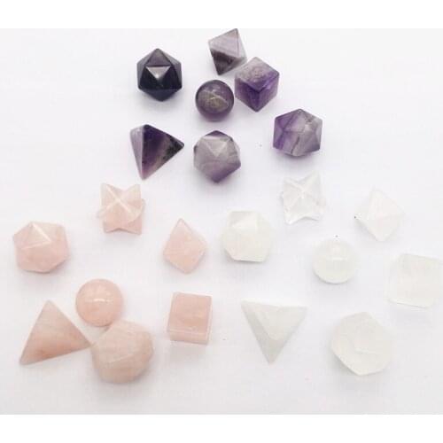 Natural Crystals Gemstone Healing Chakra Stones Rose Quartz Small Sphere For Home Decoration