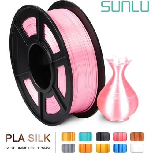 PLA SILK Filament Pink 1kg 2.2 lbs 1.75mm Per Roll 3D Printer Filament DIY For 3D Pen Refills Biodegradable Material
