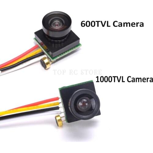 Newest 600TVL 1.8mm Wide view 170 degree / 1000TVL 2.8mm 90 Degree color video mini camera with mic audio for Mini Quadcopter