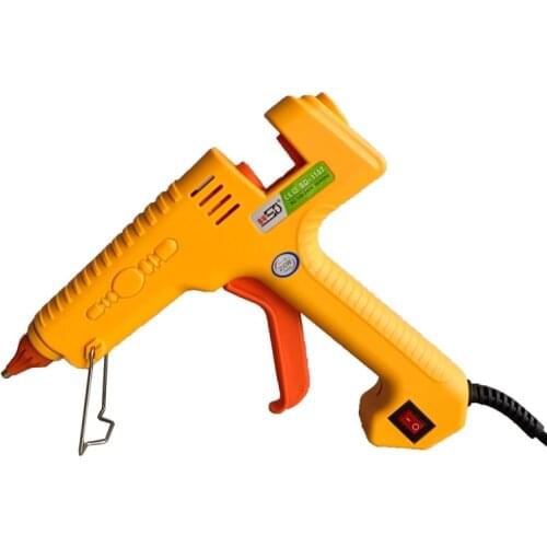 Hot Melt Glue Gun with 7*200MM Glue Sticks 100/200W Industrial Mini Guns Thermo Electric Heat Temperature Tool