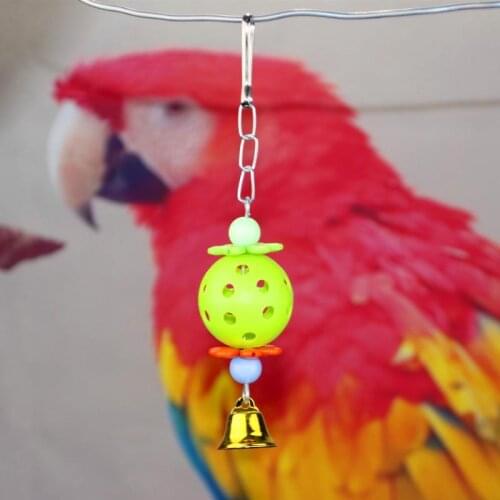 Parrots Toys For Pet Toy Bird Accessories Swing Stand Parakeet Cage African Grey Collar Pet Charm Pet Pendant Accessory Decor