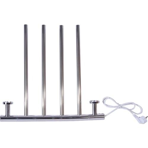 1PC YEK-8042 Rotatable Stainless Steel Electric Wall Mounted heated Towel Rail and Towel Racks Towel Warmer, 50W
