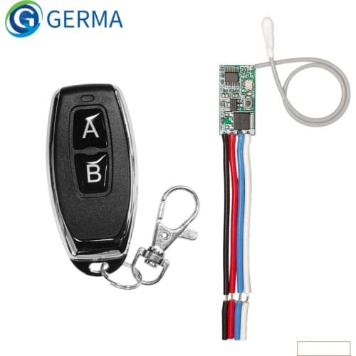 GERMA 433MHz Wireless Remote Control Switch Long Range Mini Receiver 3.6V 12V 24V and 433 MHz Transmitter Remote Control