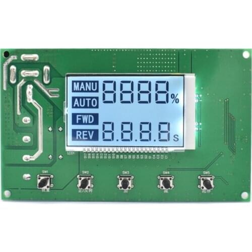 Smart Digital Display Timer 0~100% adjustable DC 10-50V 12v 24v 48v 40A PWM Motor Speed Regulator Controller Reversible