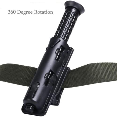 Universal 360 Degree Rotation Baton Case Black Stick Equipment Defensive Tool Adjustable Telescopic Rod Case Cover