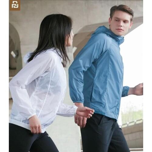 Youpin New Cottonsmith Mens lightweight hooded sun protection clothing Anti-UV Man Summer outdoor Sunscreen skin clothing