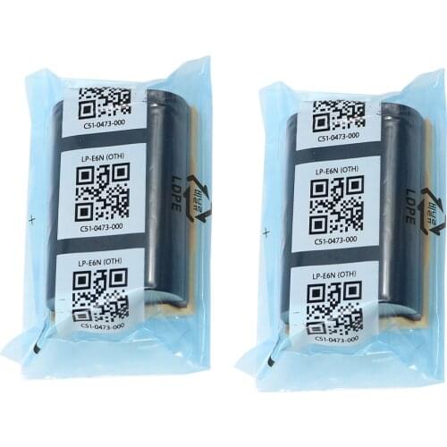 10pcs LP-E6N LPE6N Camera Battery for Canon EOS R 5D Mark IV III 5DS 5DSR 6D 5D 7D Mark II 90D 80D 70D 60D 60Da Batteries