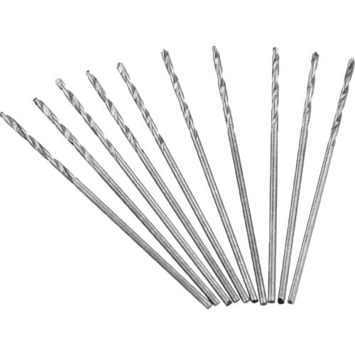 10pcs/set High Speed Steel Tap Twist Drill Bit Set Spiral Screw For Cutting Drilling Hand Manual Drill Chuck Polishing Bits