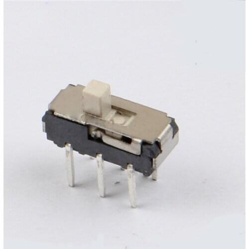 10pcs plug Pin small toggle switch 6 feet 2 positions toggle switch micro switch Mini MSS-22D16