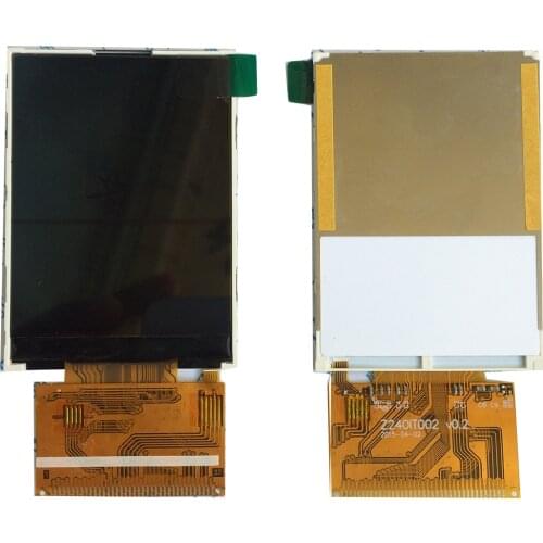 2.4 inch TFT LCD screen LCD with touch screen Parallel port MCU Serial port SPI 37pin solder MCU 8/16bit Default 16bit ILI9341
