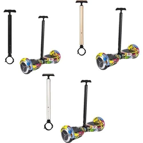 6.5 10 Inch 2-Wheel Self-Balancing Scooter Handle Armrests Flexible Handlebar Skateboard Telescopic Rods Handlebar Skateboard Ex