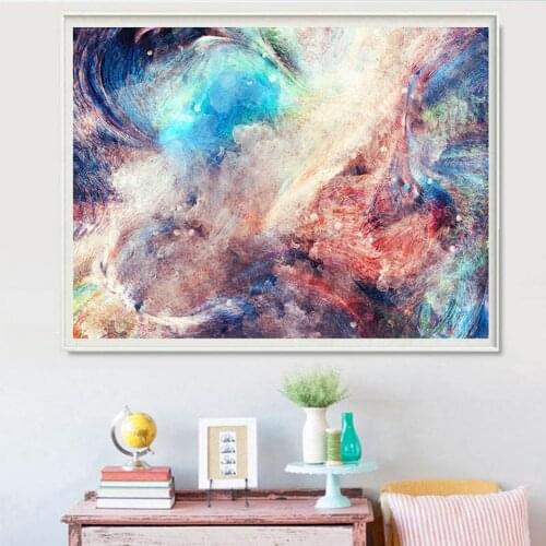 Art Abstract Diamond Painting Design Full Round Drills Display Cross Stitich Kits Handmade DIY Mosaic Embroidery Painting