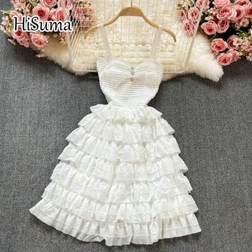 HISUMA Summer Knitted Dresses