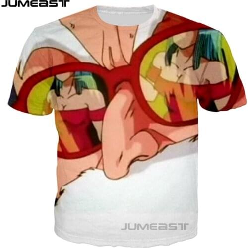 Jumeast Brand Men Women 3D Printed T-Shirt Cartoon Anime Short Sleeve Fashion T Shirt Sport Pullover Summer Tops Tees