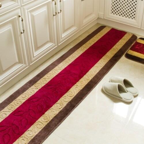 45X65CM and 45X120CM and 45X180CM Minimalist Style Kitchen Mats Door Kitchen Non - slip Absorbent Mats Bedroom Bedside Floor Mat