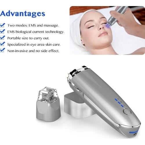 Mini BB eyes face lifting Beauty Instrument Device Remove Wrinkles Dark Circles Puffiness Relaxation EMS Eye Massager