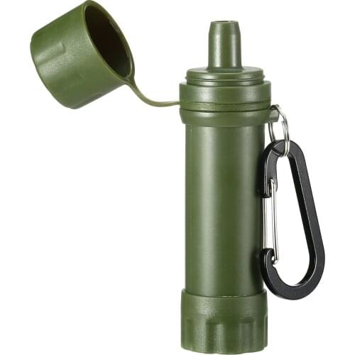 Outdoor Water Filter Straw Water Filtration System Water Purifier for Emergency Preparedness Camping Traveling Backpacking