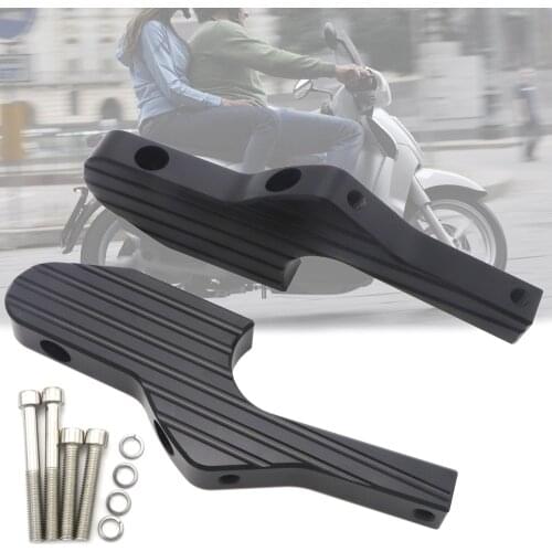 New Passenger Foot Peg Extensions Extended Footpegs for Vespa GT GTS GTV 60 125 200 250 300 300ie Vespa Motorcycle Accessories