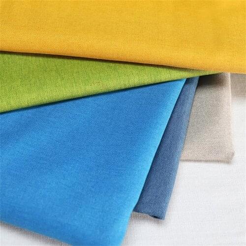 Solid sofa fabric upholstery fabric for furniture linen material for making curtain