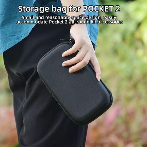 For DJI Pocket 2 Portable Storage Bag Handheld Hard Box Mini Carrying Case Anti-scratch Shockproof Protective Cover Case