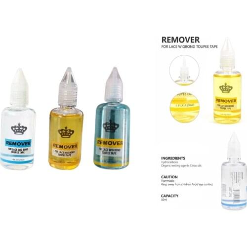 30ml Wigs Adhesive Glue Remover Hairs Extension Remover For Hairpiece Release Tape Adhesive Gel