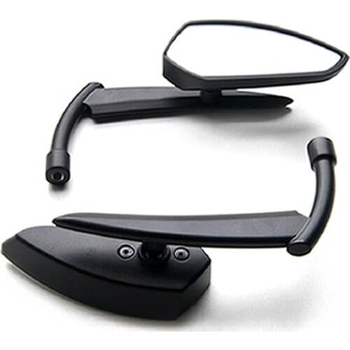 Brand new Custom Rear View Mirrors Black Pair w/Adapters For Suzuki Boulevard S40 S50 S83