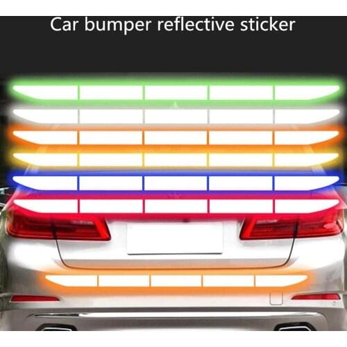 Reflectante Reflector Sticker Car Exterior Accessories Adhesive Reflective Tape Reflex Exterior Warning Strip Protect Car Body