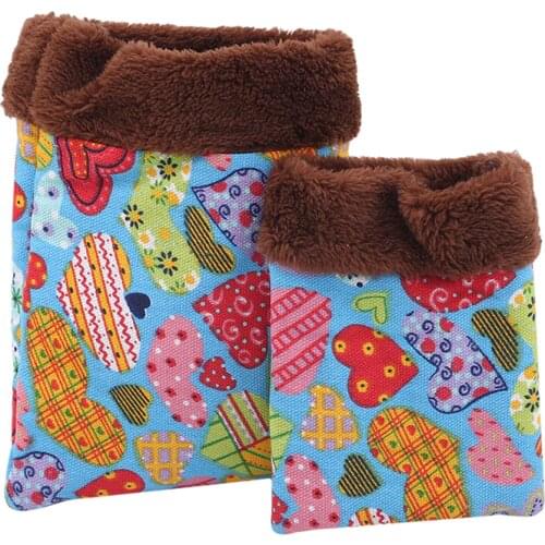 Small Animal Guinea Pig Hamster Bed House Winter Warm Squirrel Hedgehog Rabbit Chinchilla Bed Mat House Nest Hamster Accessories