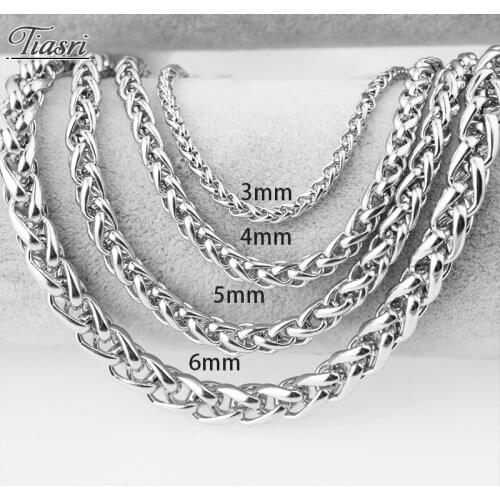 Tiasri Silver Color Men Women Necklace Dragon Skeleton Design Choker Halloween Friends Gifts Stainless Steel Jewelry Accessories