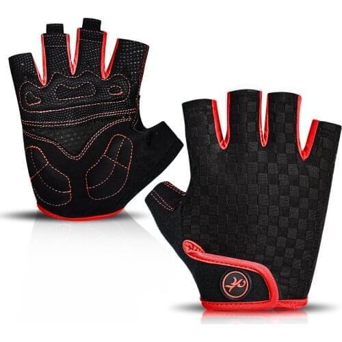 Cycling Gloves Half Finger Bike Gloves 5MM SBR Pads Bicycle Gloves Shock-Absorbing Mountain Bike Gloves DH Road Biking Gloves