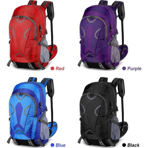 36-55L Large Capacity Storage Backpack Waterproof Shoulders Bag with Rain Cover for Outdoor Camping Hiking Climbing