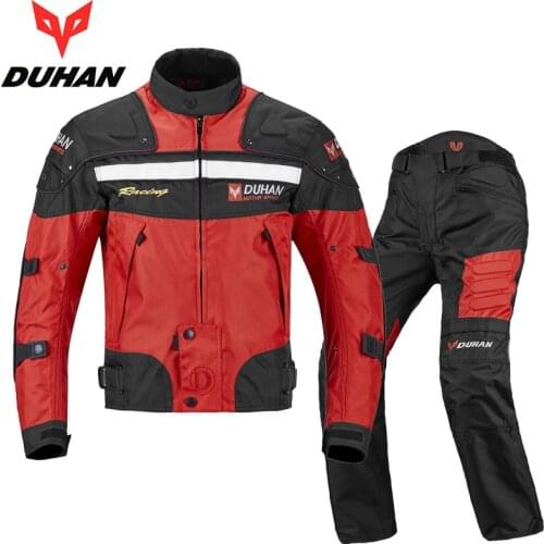 Duhan, anti freezing motorcycle coat in autumn and winter, motorcycle self-defense pants, motorcycle suit, riding suit