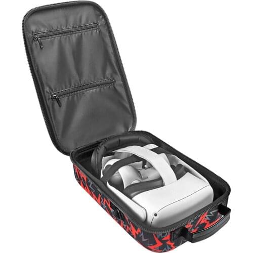 VR Glasses Lens Protection Pad Storage Bag Travel Shoulder Bag Carrying Case For Oculus Quest / Quest 2 VR Headset