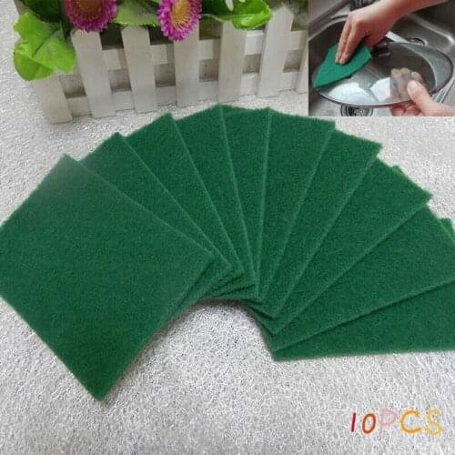 10Pcs Pot Cleaner Splash Sponge Scouring Sponge Kitchen Cleaning Tool