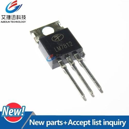 100Pcs LM7812 TO-220-3 Linear New and original