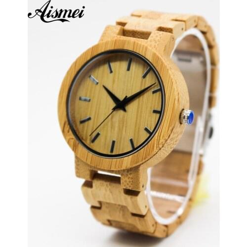 2018 Luxury Top Brand Mens Wood Watches Men and Women Quartz Clock Fashion Casual Wooden Strap Wrist Watch Male Relogio