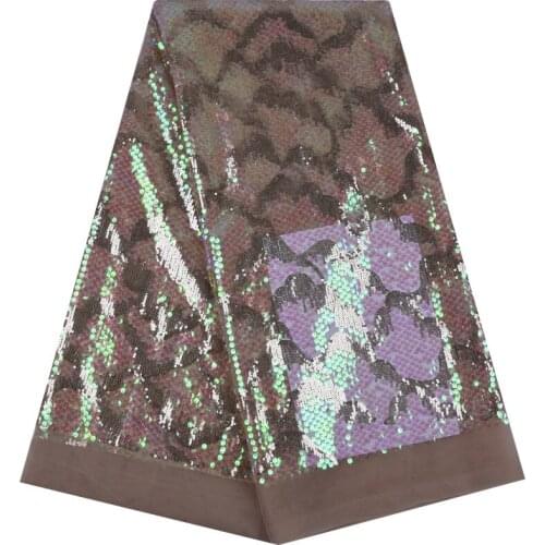2019 High Quality Embroidery Lace African Dry Lace Fabric With Sequins French Net Tulle Lace Fabric For Nigerian Dress 1727